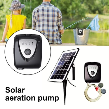 

Outdoor Pool Water Pump Aerator Silent Sucker Aquarium Fish Tank Solar Powered Oxygenator Circulation