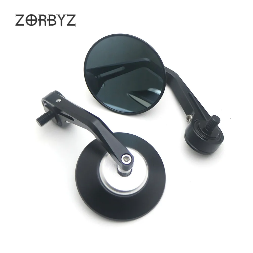 ZORBYZ мотоциклетные черные алюминиевые ручки бар конец сторона зеркало заднего вида 10 мм резьба внутри для Aprilia CR150
