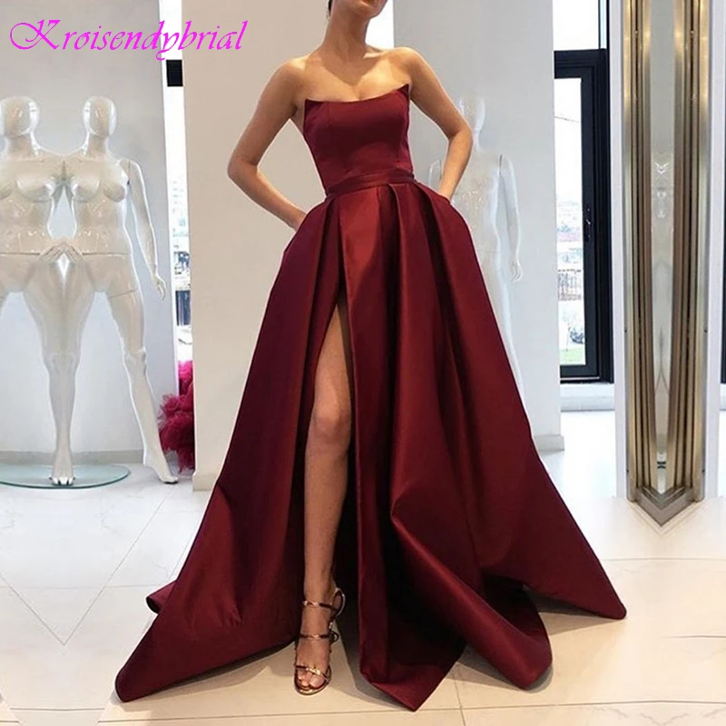 SQM164 Robe De Soiree Роскошные вечерние платья простые элегантные вечерние платья на заказ Abiye