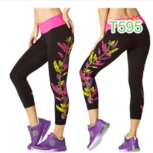 Новое поступление женские трикотажные брюки из полиэстера zum одежда для фитнеса брюки-карго Капри Леггинсы Капри брюки женские брюки P595