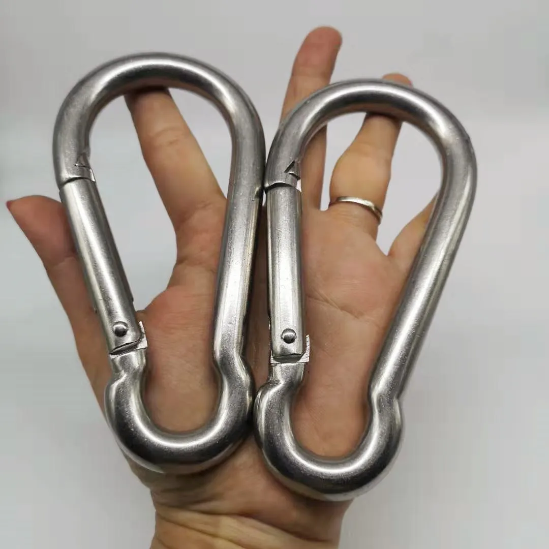 Mousqueton M12 en acier inoxydable 304, mousqueton à mousqueton, serrure à clé, 1 pièce