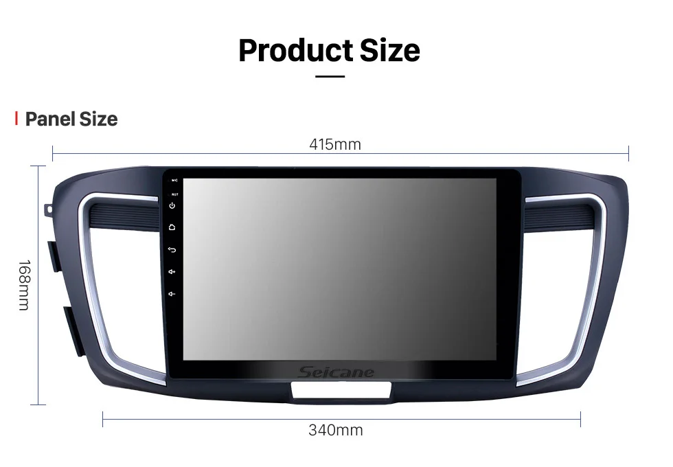 Flash Deal Seicane 10.1 inch Android 8.1 Car GPS Navigation Radio Stereo for 2013 Honda Accord 9 2.0L Low version Unit support Carplay TPMS 14