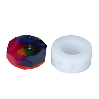 

4 Pcs Different Shapes Ashtray Mold Epoxy Resin Silicone Molds for DIY Casting