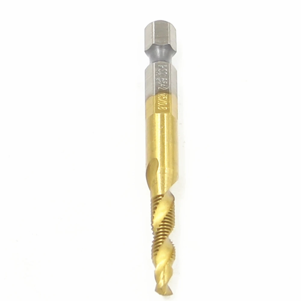 

Tap Hex Shank HSS 6542 Screw Spiral Point Thread Metric Plug Drill Bits M5 Combination power tools DIY