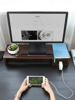 

Modern Minimalist Computer Monitor Screen Increase Base Base Work Desktop Keyboard Storage Shelf Book Holder