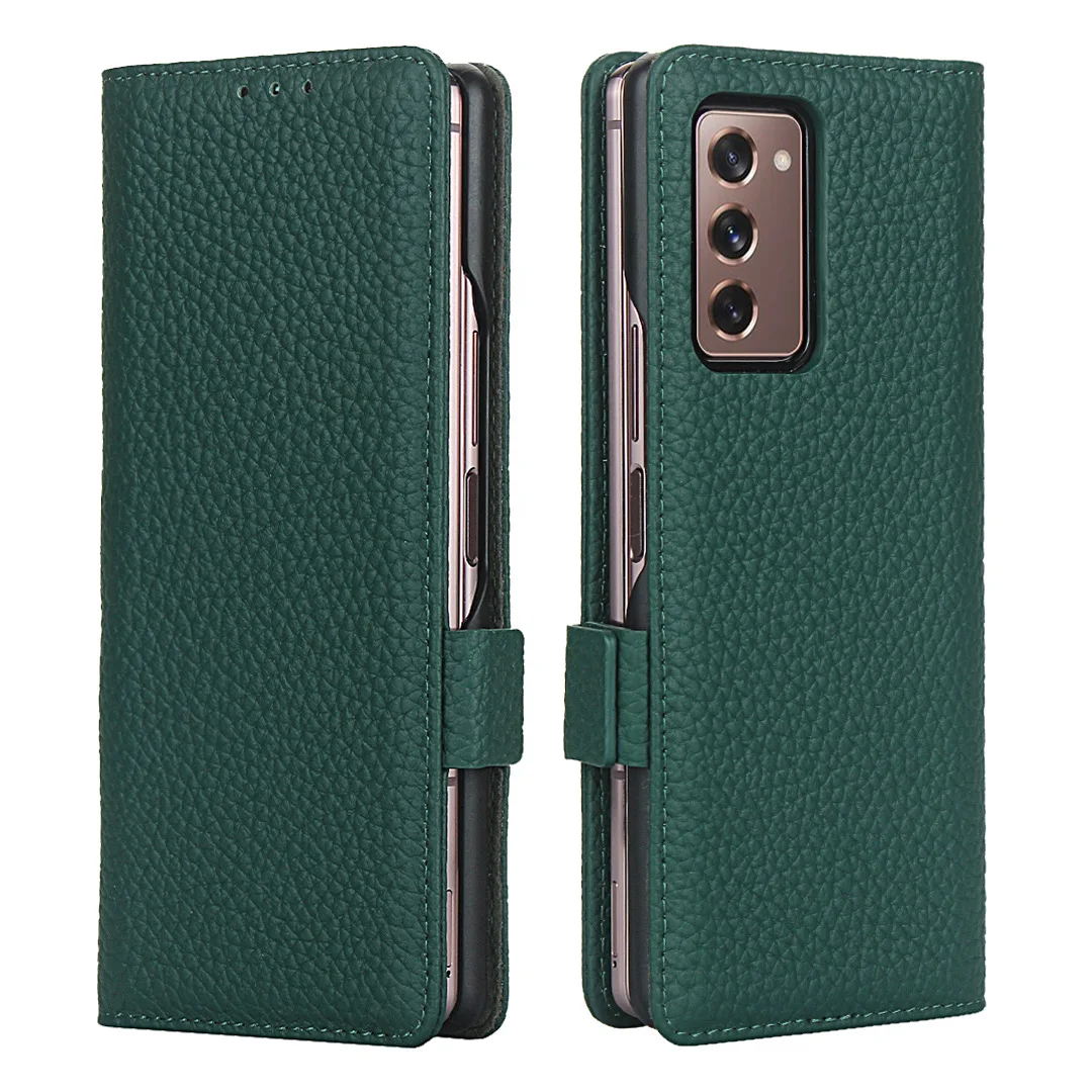 

Чехол-книжка из натуральной кожи для Samsung Galaxy Z Fold 2