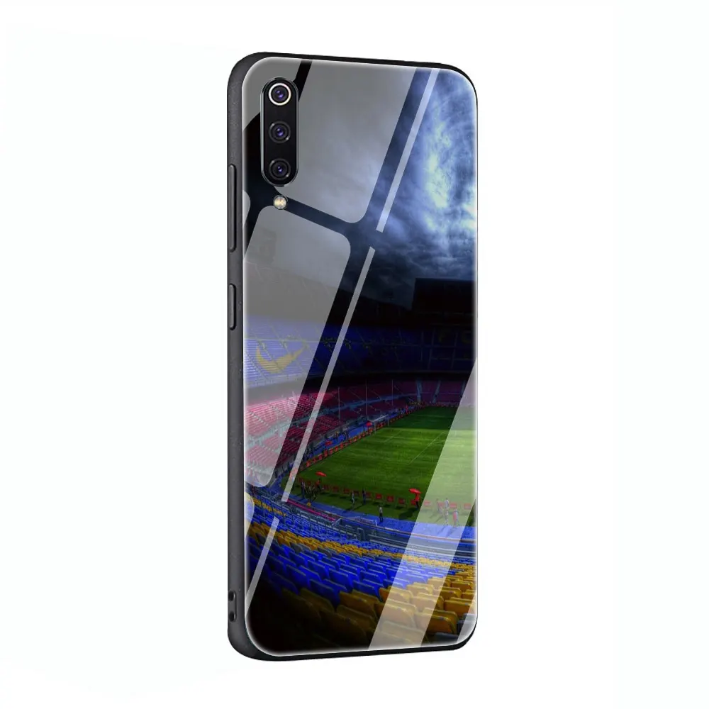 EWAU Барселона, Испания, Estadio Camp закаленное стекло чехол для телефона Xiaomi mi 8 9 Красный mi 4X 6A Note 5 6 7 Pro Pocophone F1 - Цвет: G11