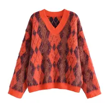 

Za Woman Sweater Oversize Basic Pullover Jersey Long Sleeve Top Pulls Women's Jumper Pullovers Sweaters Jumpers Clothing