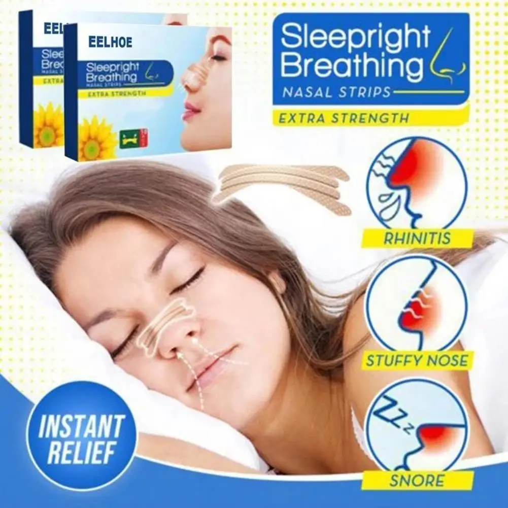 10pcs Breathing Nasal Strips Relief Sneezing Runny Nose Nasal