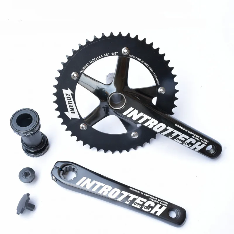 INTRO7NewAlumniunAlloyCranksetFixedGearCrank48T170mmBCD144