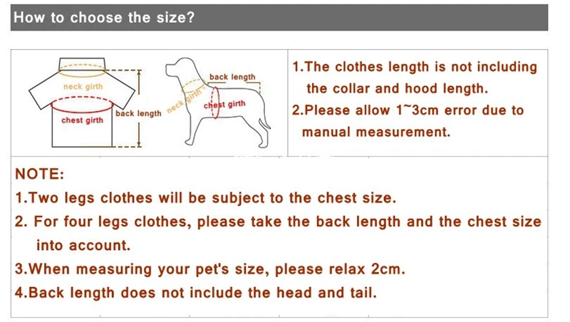how to choose size