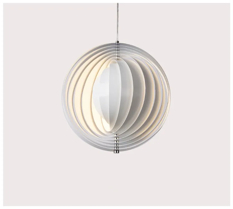 PANTON MOON SUSPENSION LAMP -  white pendant lights