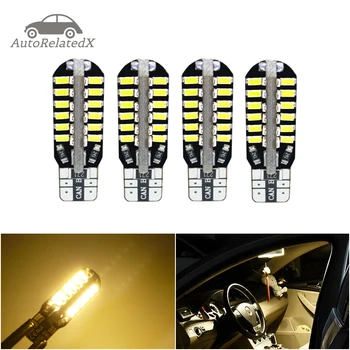 

4x Car LED T10 W5W Canbus Side Marker Wedge LED License Plate Reading Lamp For Hyundai Ix35 Elantra Solaris Creta I20 Getz