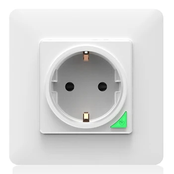 

EU Standard Power Socket, ABS Panel, AC 110-250V 16A Wall Power Socket
