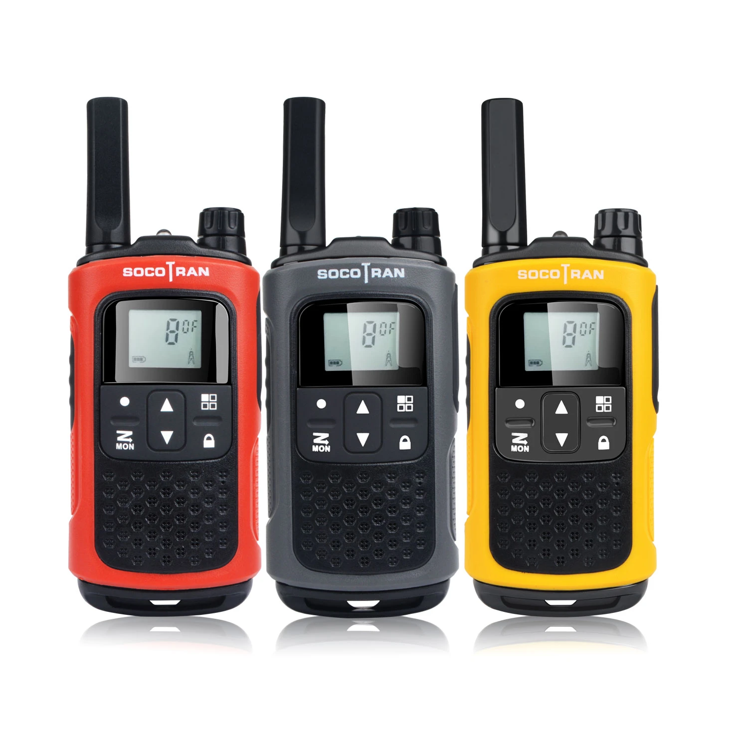 SocoTran PMR 446 License Free Walkie Talkie Scan VOX & Privacy Codes