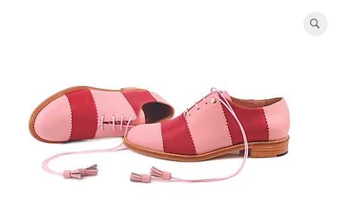 

Women Ankle Boots Spring2020 New Retro Brock Colorblock Lace Up Pumps Shoes Casual Woman Round Toe Low Heels Mujer Zapatos LP093