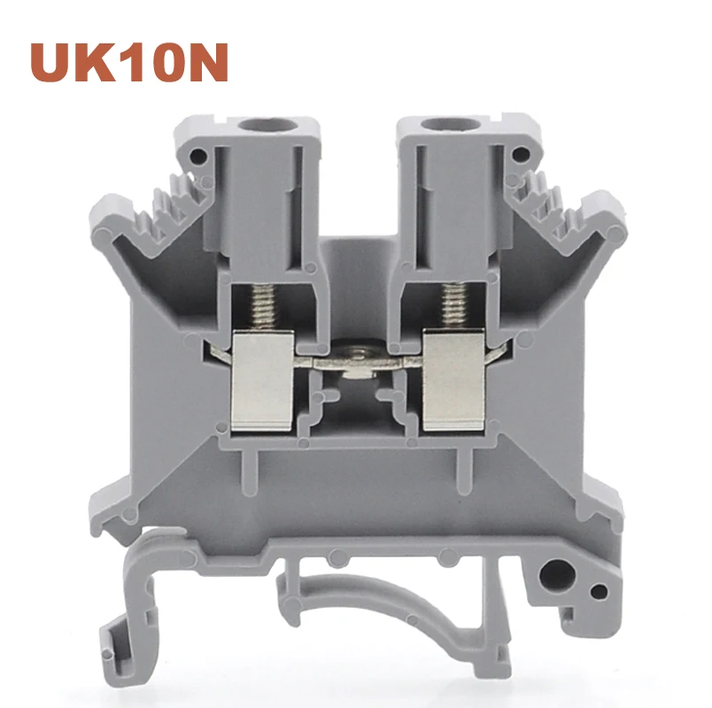 5 шт. Din Rail UK 10N Универсальный Винтовые клеммы Morsettiera коннекторов для электрических