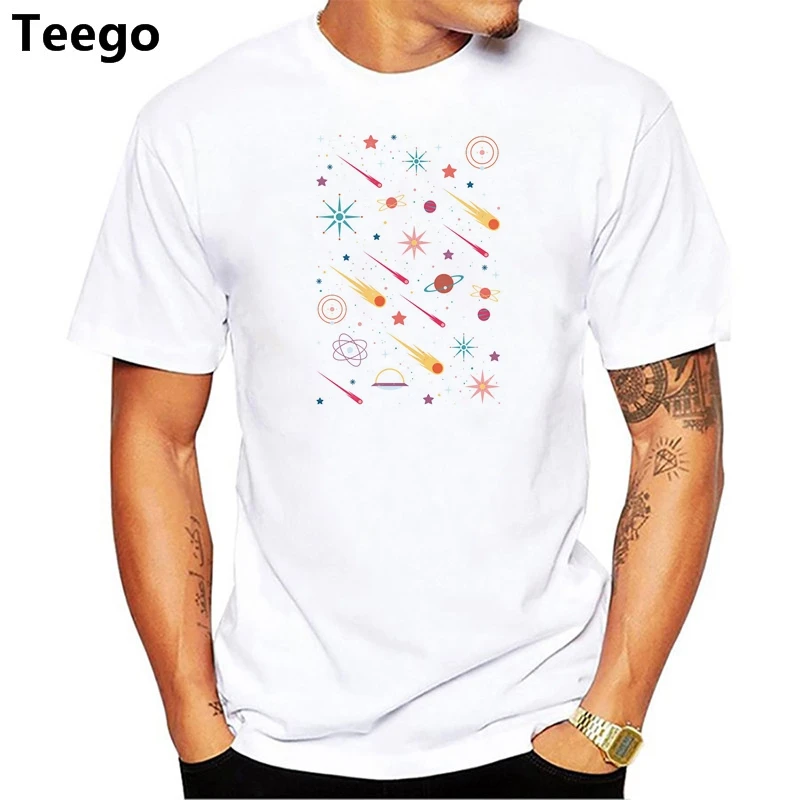 Unisex T-Shirt,Geometric Circles Wave Fashion Personality Customization 