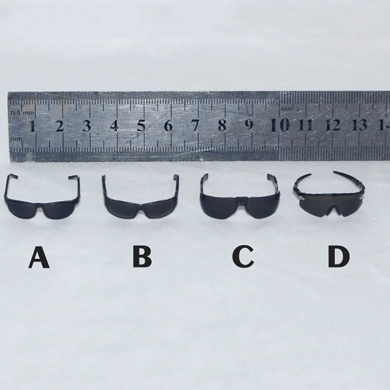Spot 1/6 Scale Figure Accessories Black Glasses Sunglasses For 12" Male