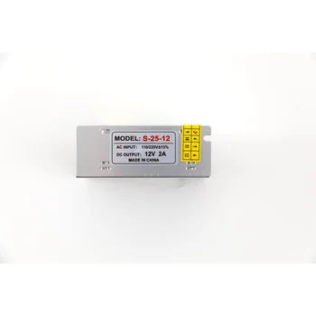 

Power supply s-25-12, 25 W, 12 V, 2 A, IP22, power supply for led strip, led driver, transformer