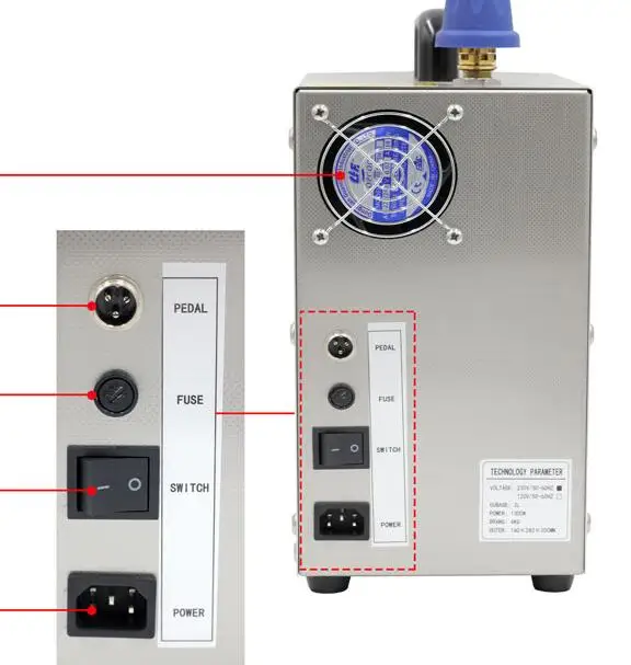 2l 1300w Stainless Steel Jewelry Steam Cleaner Gem Washer Gold And