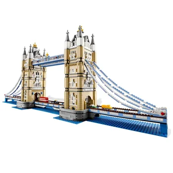 

In stock 4287Pcs high-level model Street view Tower Bridge 17004 30001 88004 Kids Toys Gifts Building Blocks Bricks