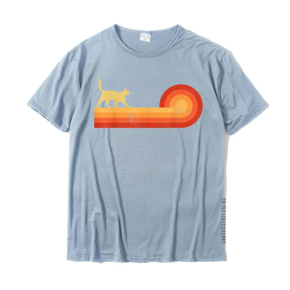 Normal Street Casual Short Sleeve Father Day Tees Faddish Round Collar 100% Cotton T-shirts Adult T Shirts Top Quality Cat Retro Vintage Style 60s 70s Men Women Gifts Kitty Kitten T-Shirt__MZ22038 light