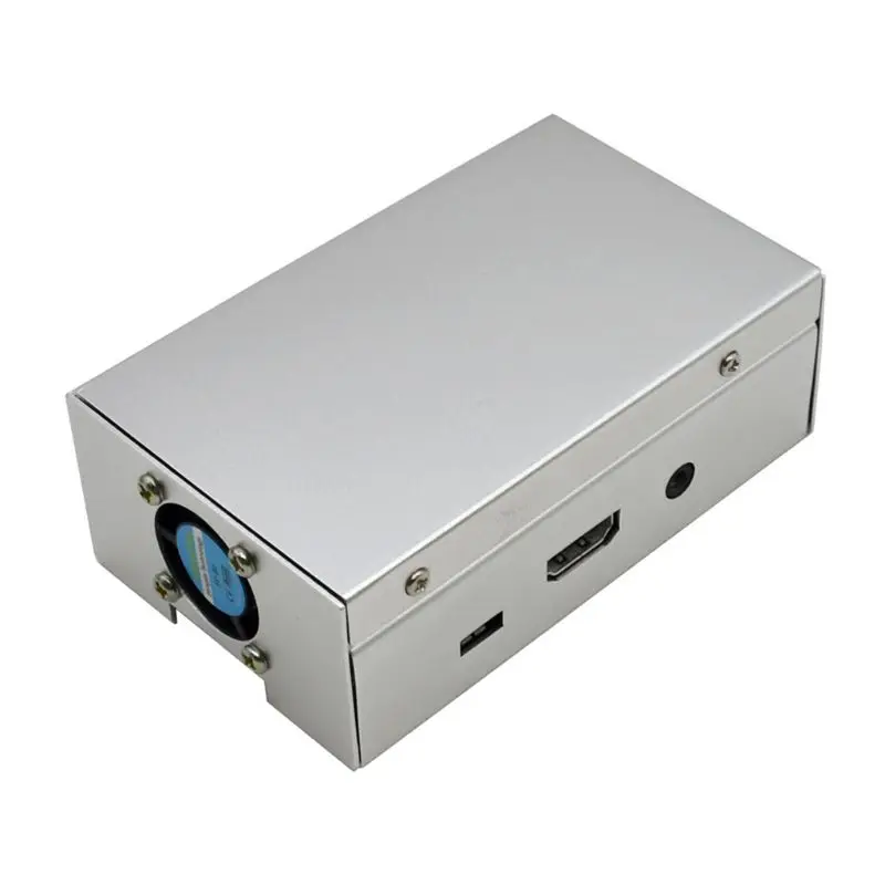 Алюминиевый чехол металлический корпус для Raspberry Pi Модель 3B/3B+/2B/2B+ комплект