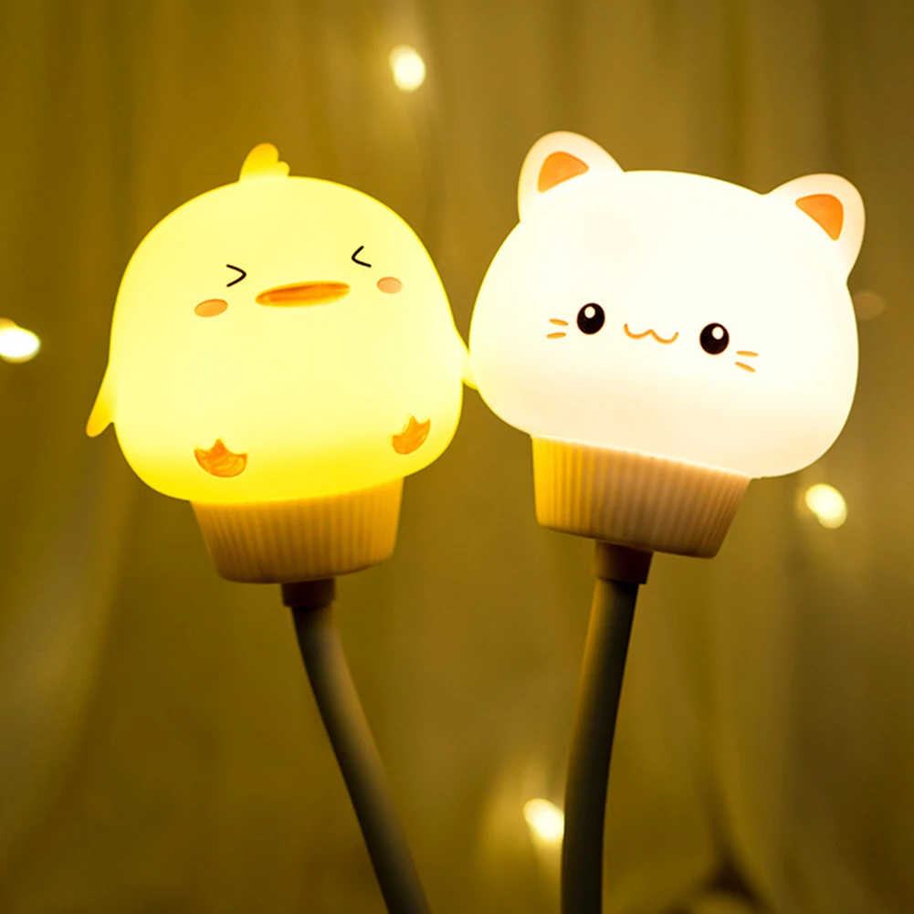 cat night light 2021 LED Chlidren USB Night Light Cute Cartoon Night Lamp Bear Remote Control for Baby Kid Bedroom Decor Bedside Lamp лампа член cat night light