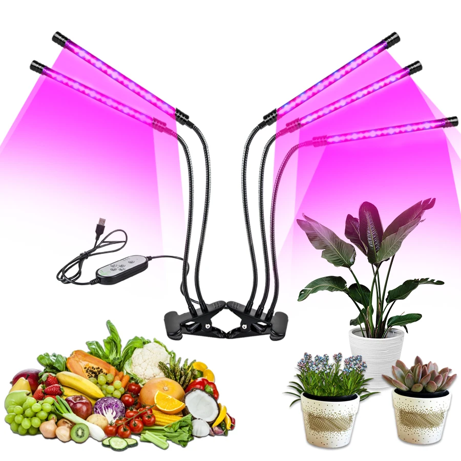 USB LED Grow Light Full Spectrum Phytolamp Tent Phyto Lamp for Plants Seedling Flower Vegetable Indoor Box Fitolampy | Освещение