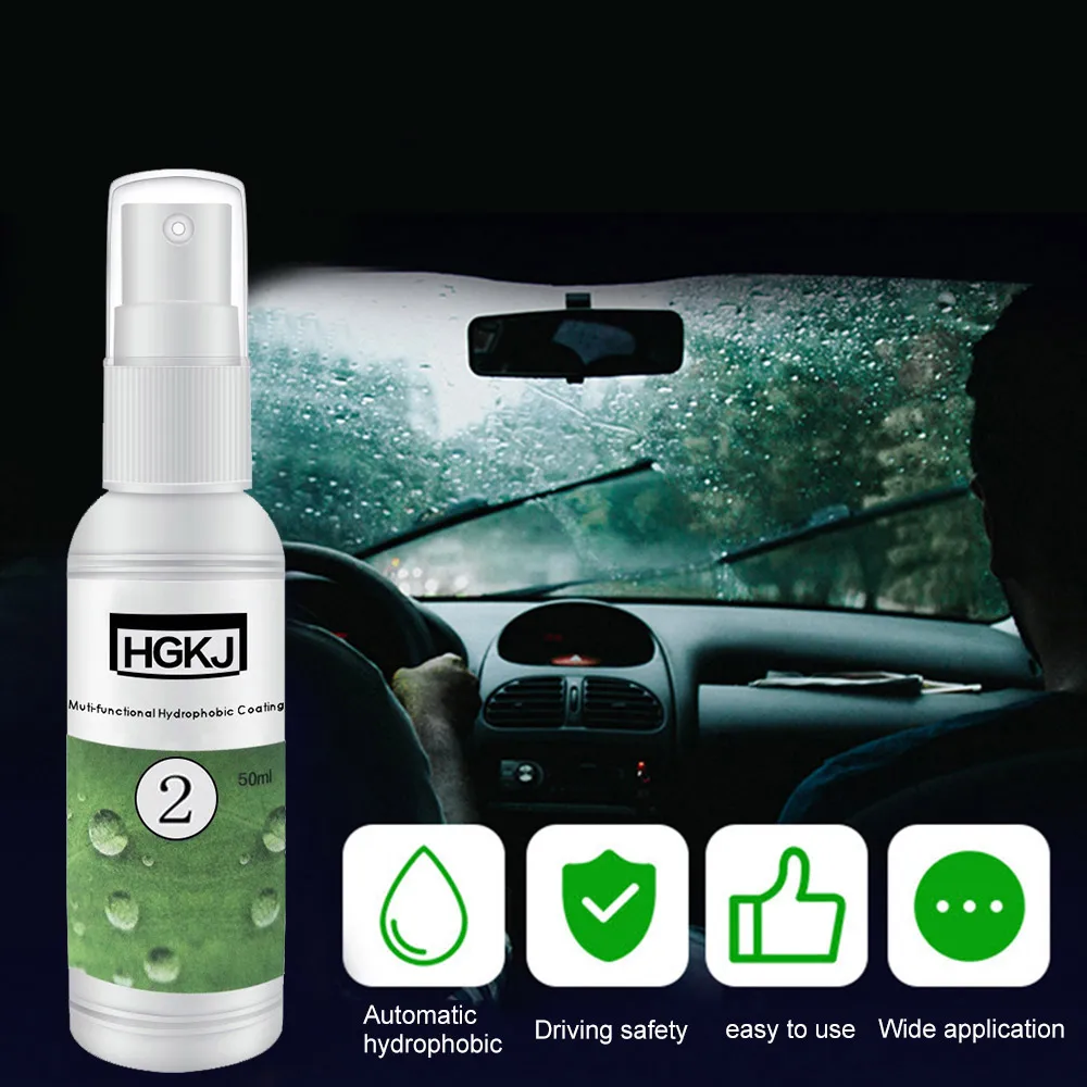 

20/50ml Car Glass Rainproof Agent Nano Auto Glass Hydrophobic Coating Automobile Car Cleaning Car Tools Polishers Electric Car