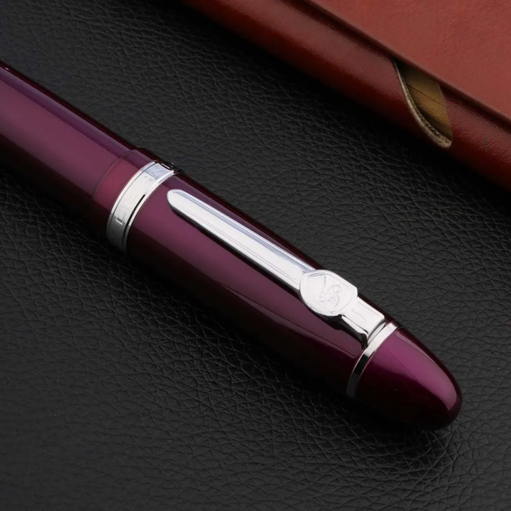 Jinhao 159 Fountain Pen Copper Spinning 0.7MM 1.2MM Bending Ink Pen