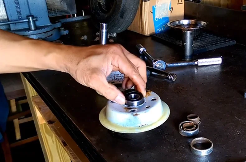 4 peças com rolamentos de esferas de flange