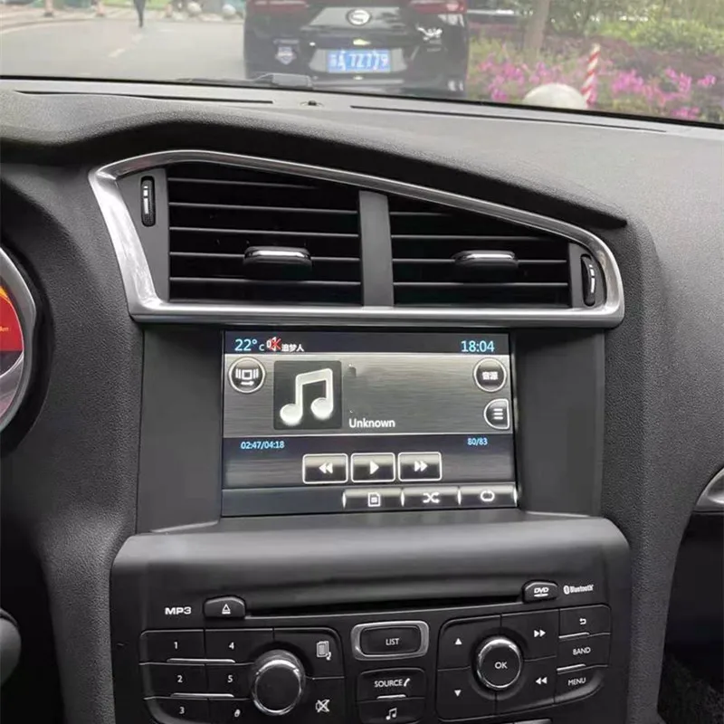 Suitable for Citroen DS4 c4l instrument panel air outlet middle air outlet  left and right fan blade paddle assembly