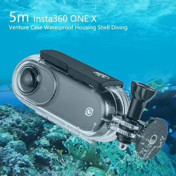 

Waterproof Diving Housing Case Toughened Glass and PC Practical Durable Surfing Protector Cover for Insta360 One Camera