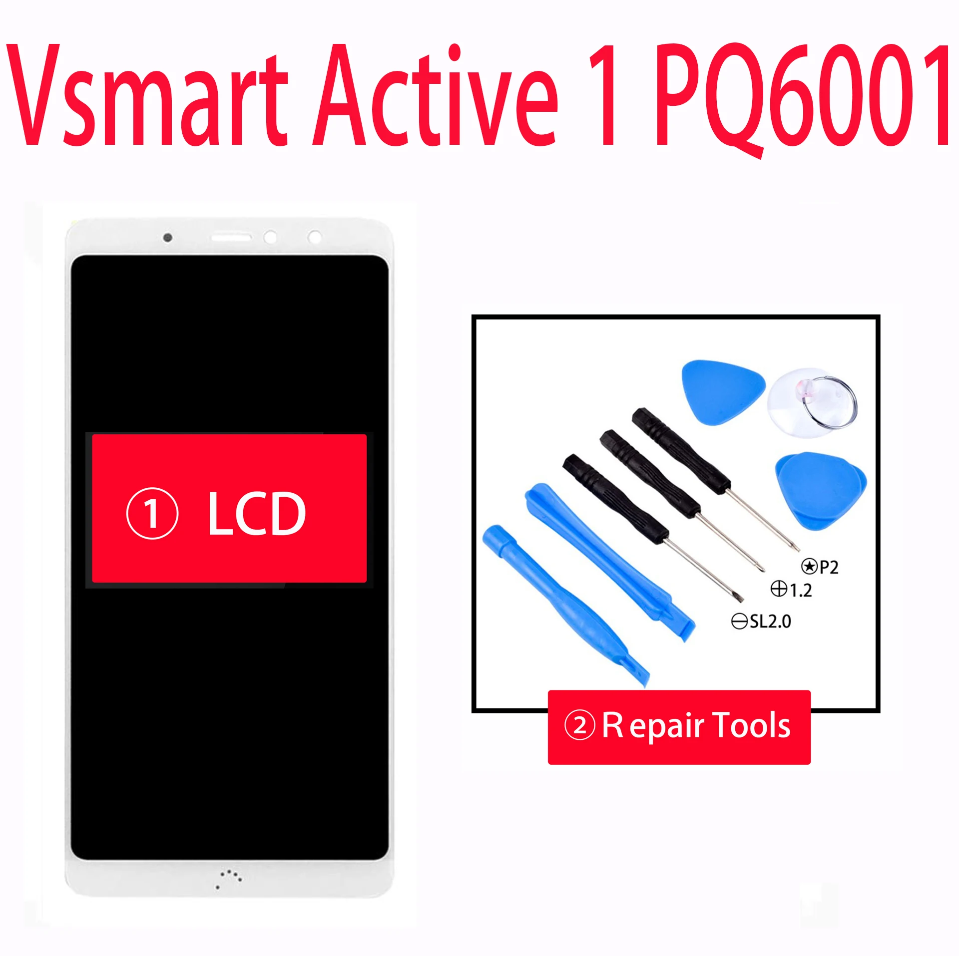 Новинка 5,65 ''для Vsmart Active 1 PQ6001 ЖК-экран+ сенсорная панель дигитайзер smart Active1 ЖК-дисплей