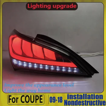 

Car Styling for Hyundai Rohens Coupe 2009-2012 for Coupe LED Tail Lamp Rear Lamp DRL+Brake+Park+Signal led lights