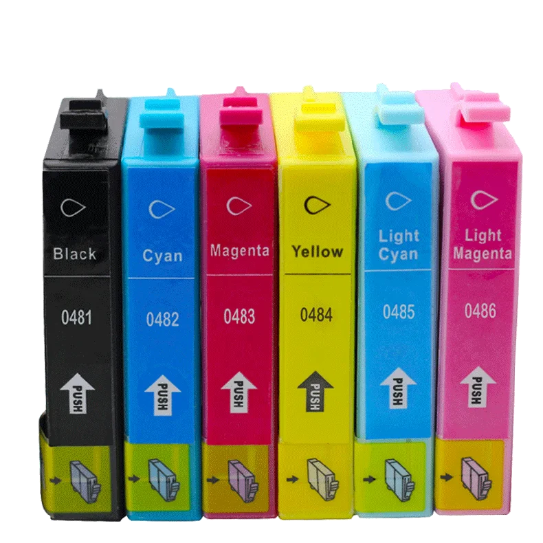 Hisywan T0481 чернильный картридж для принтера Epson Stylus Photo R200 R220 R300 R300M R320 R340 RX500 RX600 RX620 RX640 головка принтера для EPSON 0481