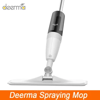 

Xiaomi Mijia Deerma Spraying Mop 360 Degree Rotating Handheld Water Spray Mopping Floor Cleaner Carbon Fiber Dust Mop Cloths