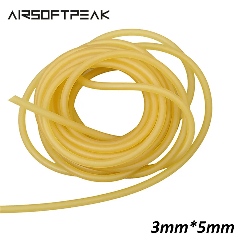 

1M 3mm*5mm Hunting Slingshot Natural Latex Fishing Fumbled Rubber Tube Airsoft High Elastic CrossFit Bands Bow Hunting Accessory