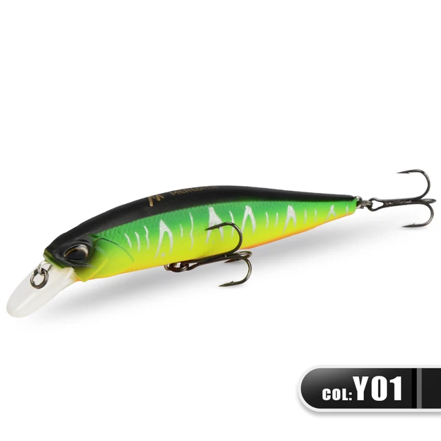 MRERDITH JERK MINNOW 100F 14g  Floating Wobbler Fishing Lure 24Color Minnow Lure Hard Bait Quality Professional Depth0.8-1.0m JBR-100F-Y01