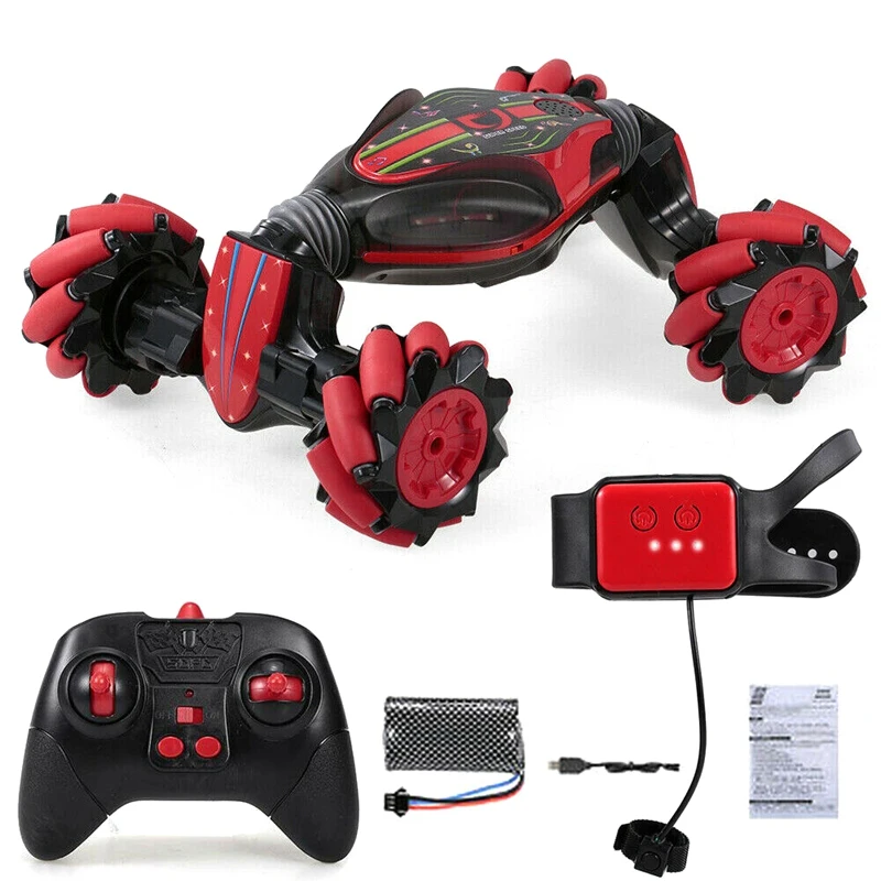 2,4G 4WD RC трюк автомобиль скручивание внедорожника пульт дистанционного управления жестами Дрифт танцующий зондирующий автомобиль