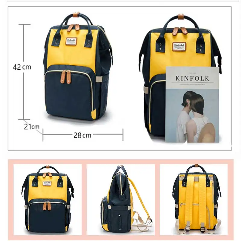 TUKATO модная сумка для подгузников для мам, брендовая Большая вместительная детская сумка, рюкзак для путешествий, дизайнерская сумка для ухода за ребенком