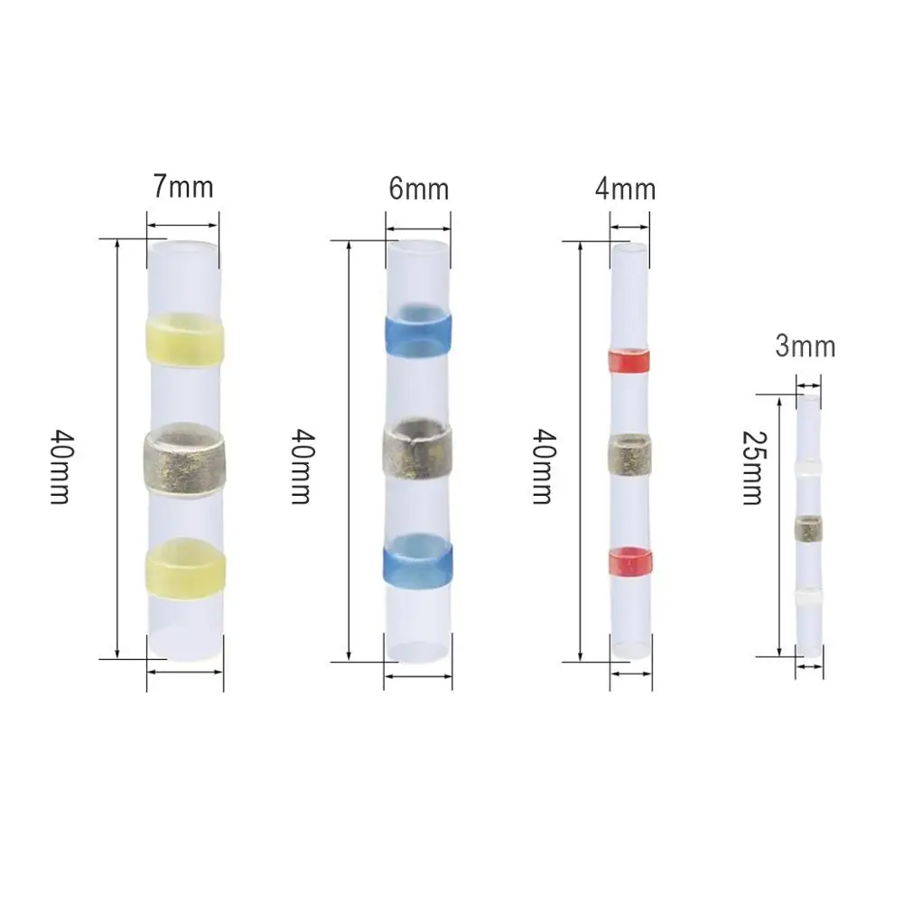 10/30 шт. провода соединительные клеммы для спайки стыковой термоусадочная уплотнительная втулка Electircal Кабельные соединители 26-24 22-18 16-14 12-10AWG