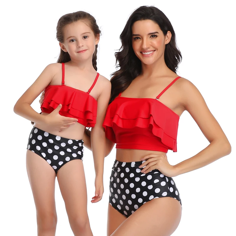 mommy and me matching swimwear
