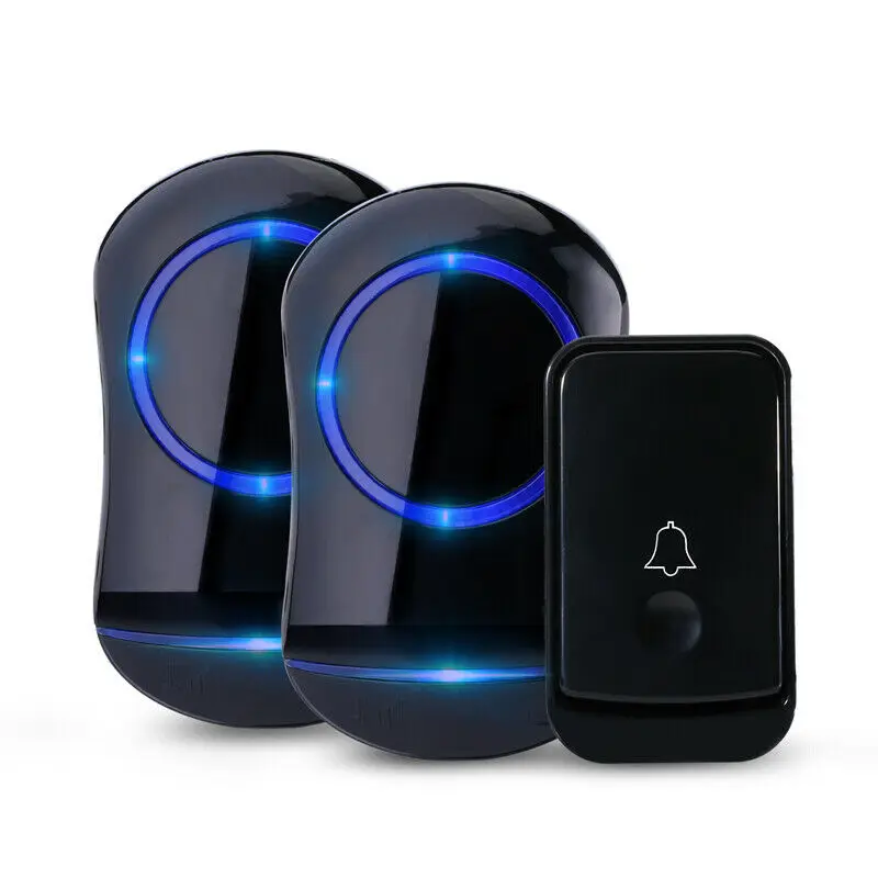 

Durable And Reliable Home Security Wireless Doorbell Driveway Alarm 2Plug-in Ultra-low Power 85-260V