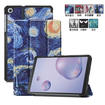 

Starry Sky Cartoon PU Leather Flip Cover Case for Samsung Galaxy Tab A 8.4 Inch 2020 Tablet Case Stand Protective Bag Cover Capa
