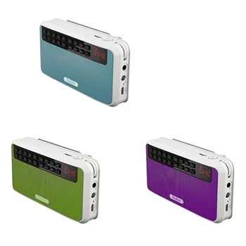 

Rolton E500 Portable FM Radio Bluetooth Wireless HiFi Stereo MP3 Speaker AM NOAA Weather Radio Receiver Support TF Card, USB