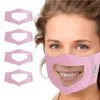4pc Mask With Clear Window Visible Expression For The Deaf And Hard Of Hearing Deaf Mute Maske Transparent Plastic Mouth Maskes 3