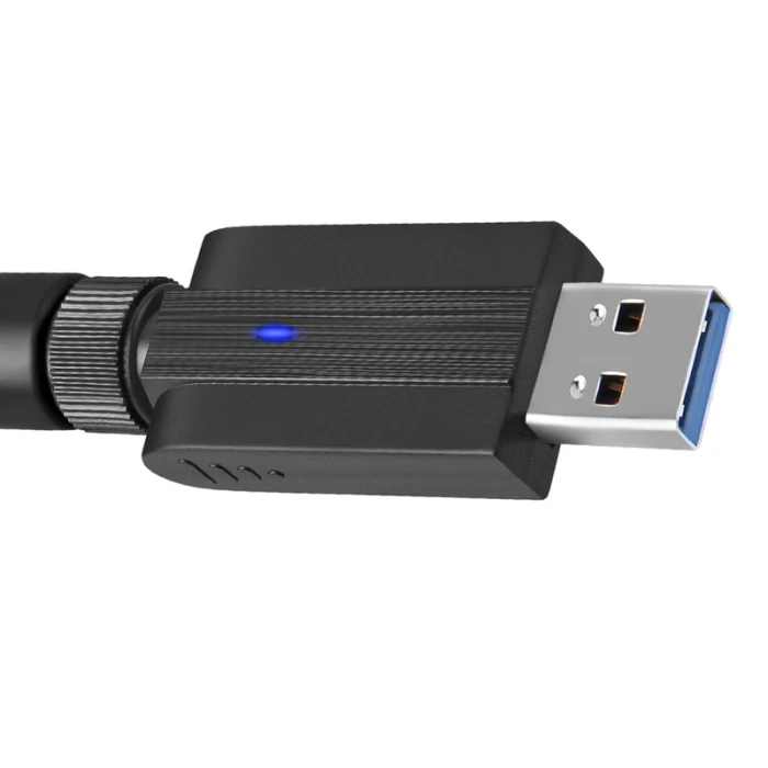 1200 м беспроводная сетевая карта Wifi приемник двухдиапазонный 2,4G+ 5,8G USB3.0 адаптер EM88
